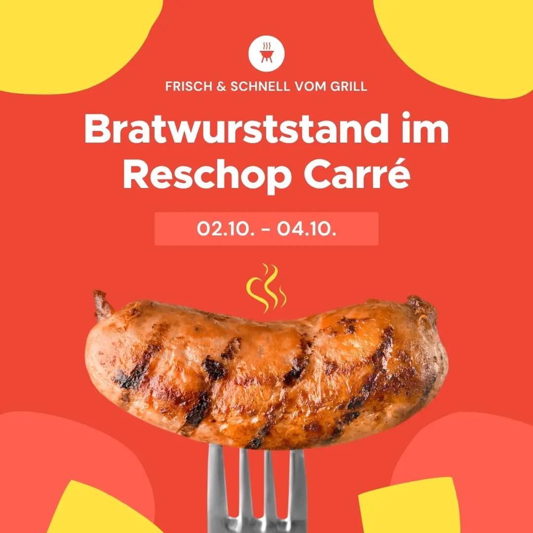 Bratwurststand im Reschop Carré